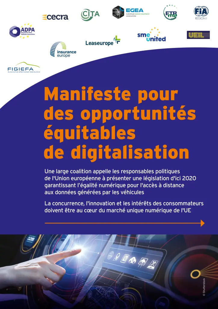 Manifeste pour des opportunités équitables de digitalisation 2019 FR