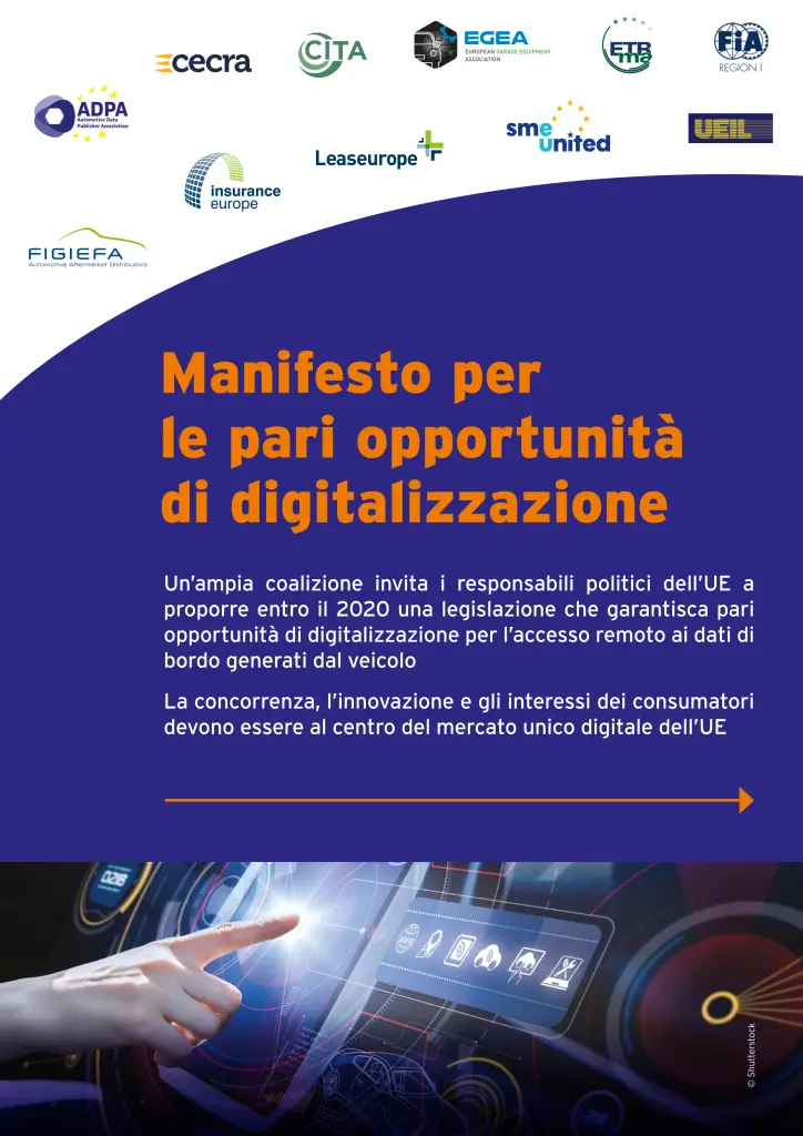 Manifesto per le pari opportunità di digitalizzazione 2019 IT